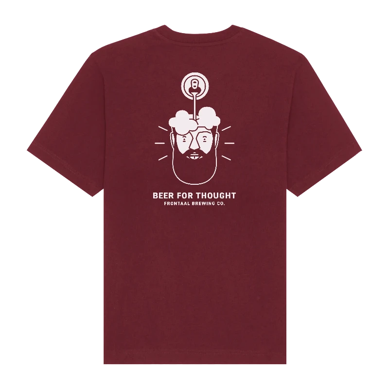 T-shirt Bordeaux Rood Frontaal Brewing Company