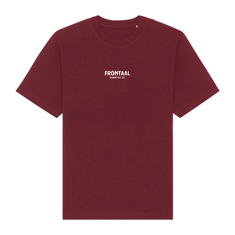 T-shirt Bordeaux Rood Frontaal Brewing Company