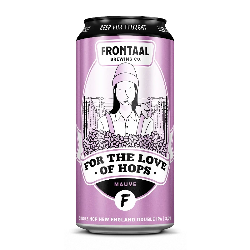 For the Love of Hops Mauve Single Hop New England Double IPA Frontaal Brewing Company