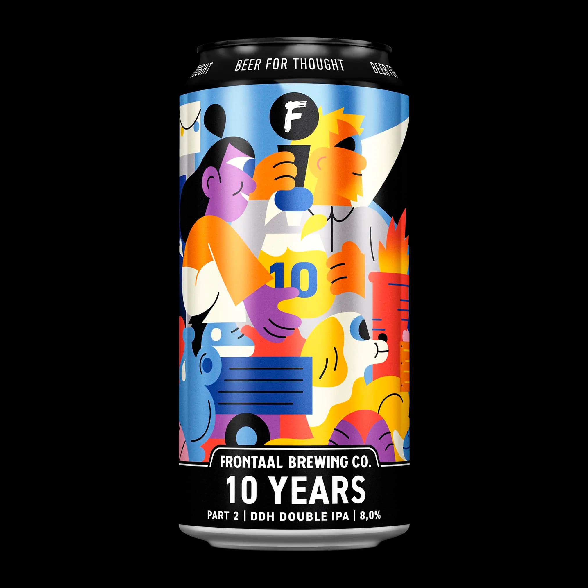 10 Years Part 2 DDH Double IPA Frontaal Brewing Company x Hedof
