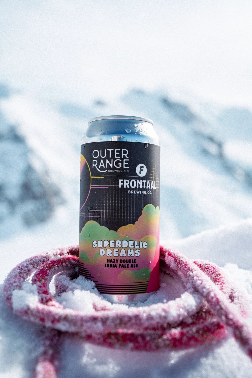 Superdelic Dreams Outer Range Frontaal brewing company hazy double IPA