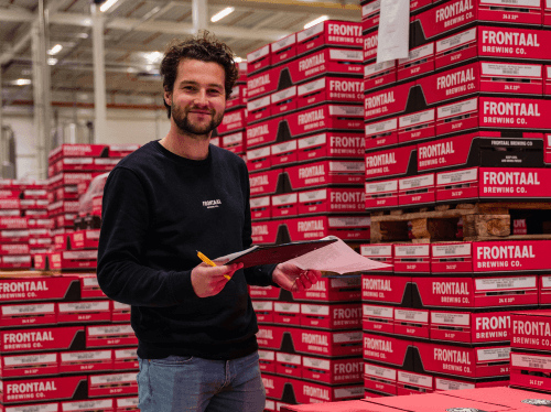Magazijnbeheer Frontaal Brewing Company werken bij een brouwerij Breda