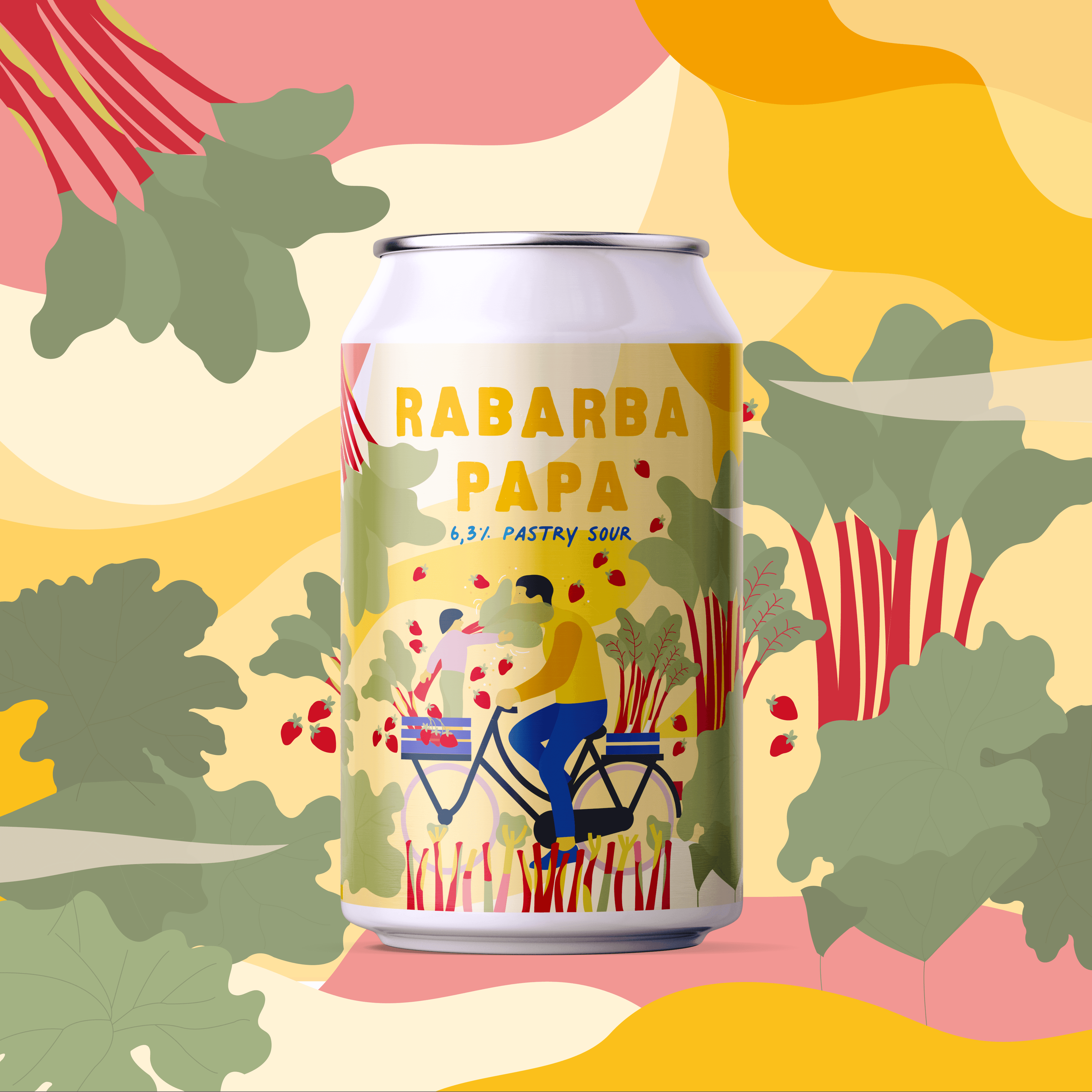 Rabarba papa brouwerij Eleven pastry sour Frontaal brewing company