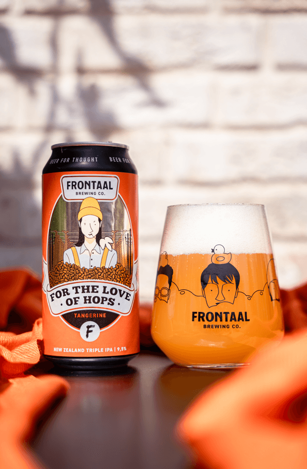 For the Love of Hops Tangerine New Zealand Triple IPA Frontaal Brewing Company