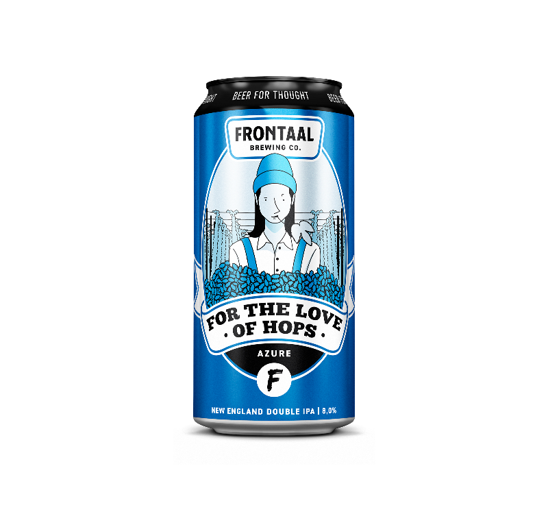 For the Love of Hops Azure Frontaal Brewing Company New England Double IPA