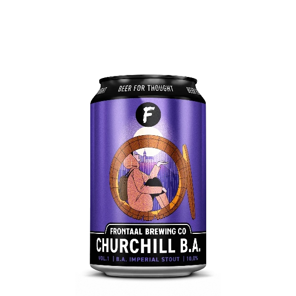 Churchill Barrel Aged Frontaal Brewing Company BA imperial stout