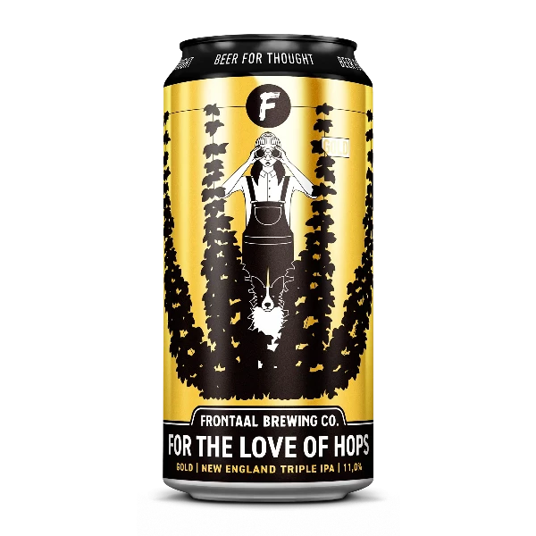 For the Love of Hops Gold Frontaal Brewing Company New England Triple IPA