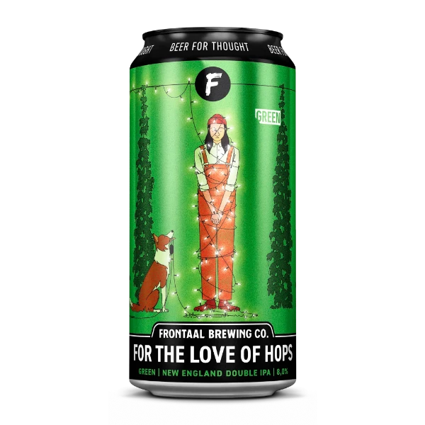 For the love of hops green | NE DIPA | Frontaal Brewing Company