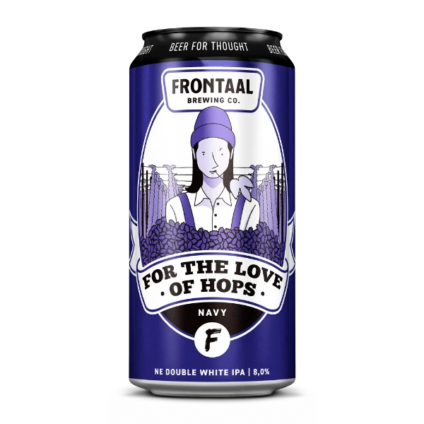 For the Love of Hops (Navy) - New England White IPA -Frontaal Brewing Company