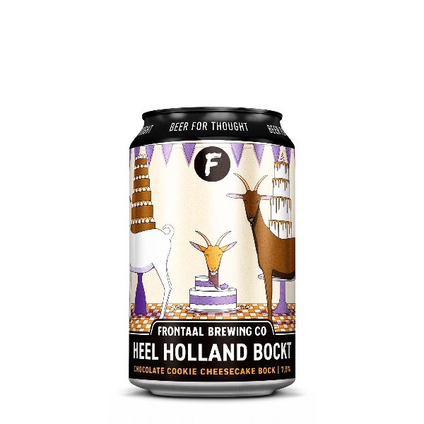 Heel Holland Bockt Frontaal Brewing Company Chocolate Cookie Cheesecake Bock