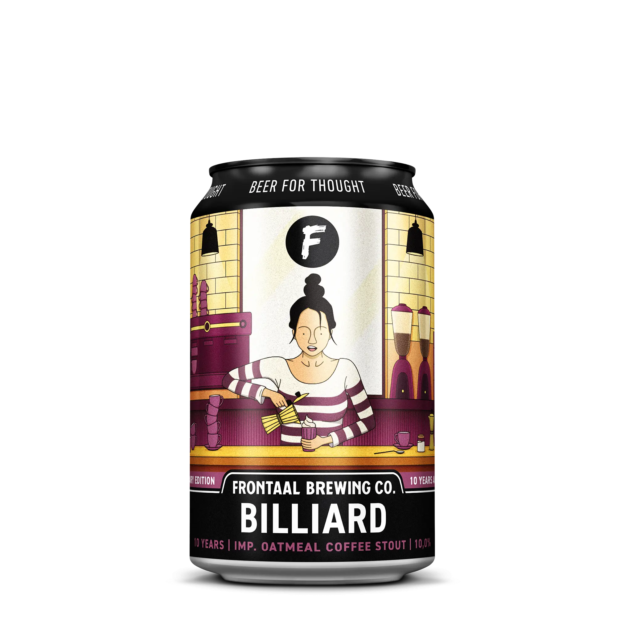 Billiard - Imperial oatmeal coffee stout - Frontaal Brewing Company