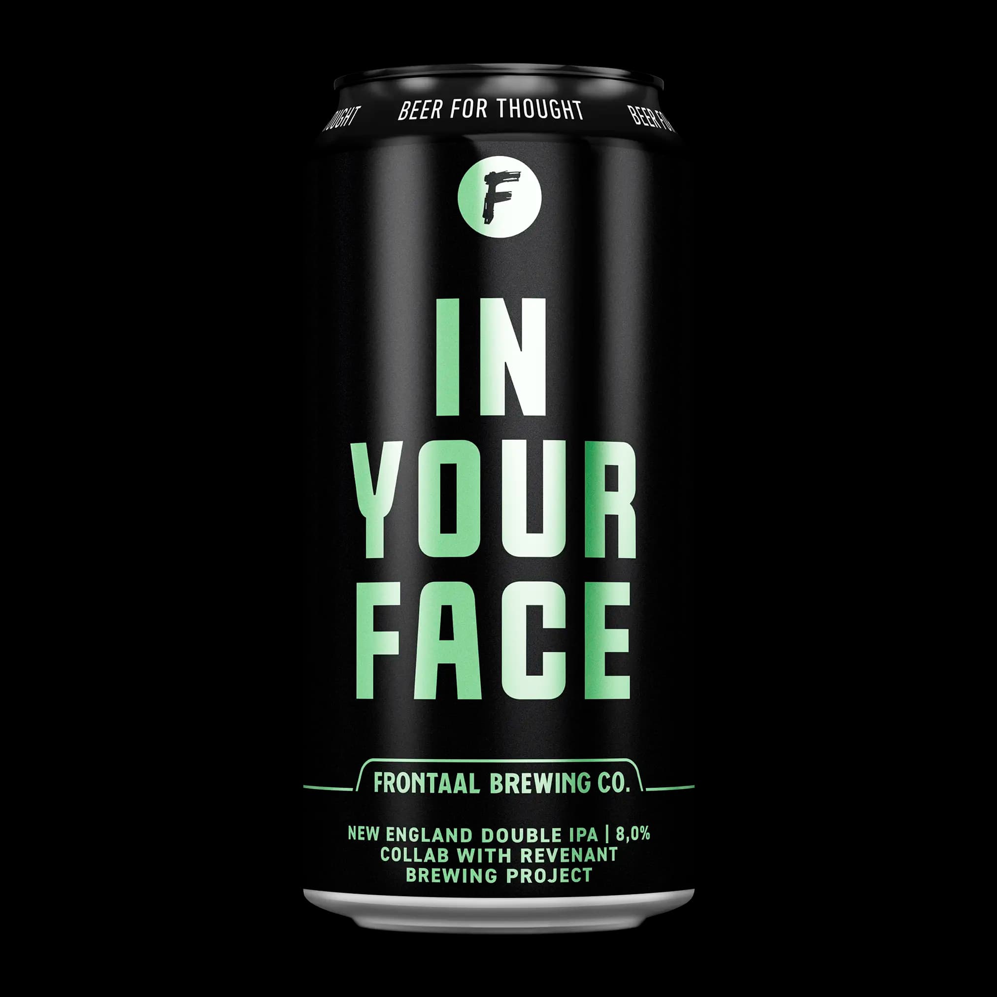 In Your Face New England Double IPA Frontaal Revenant