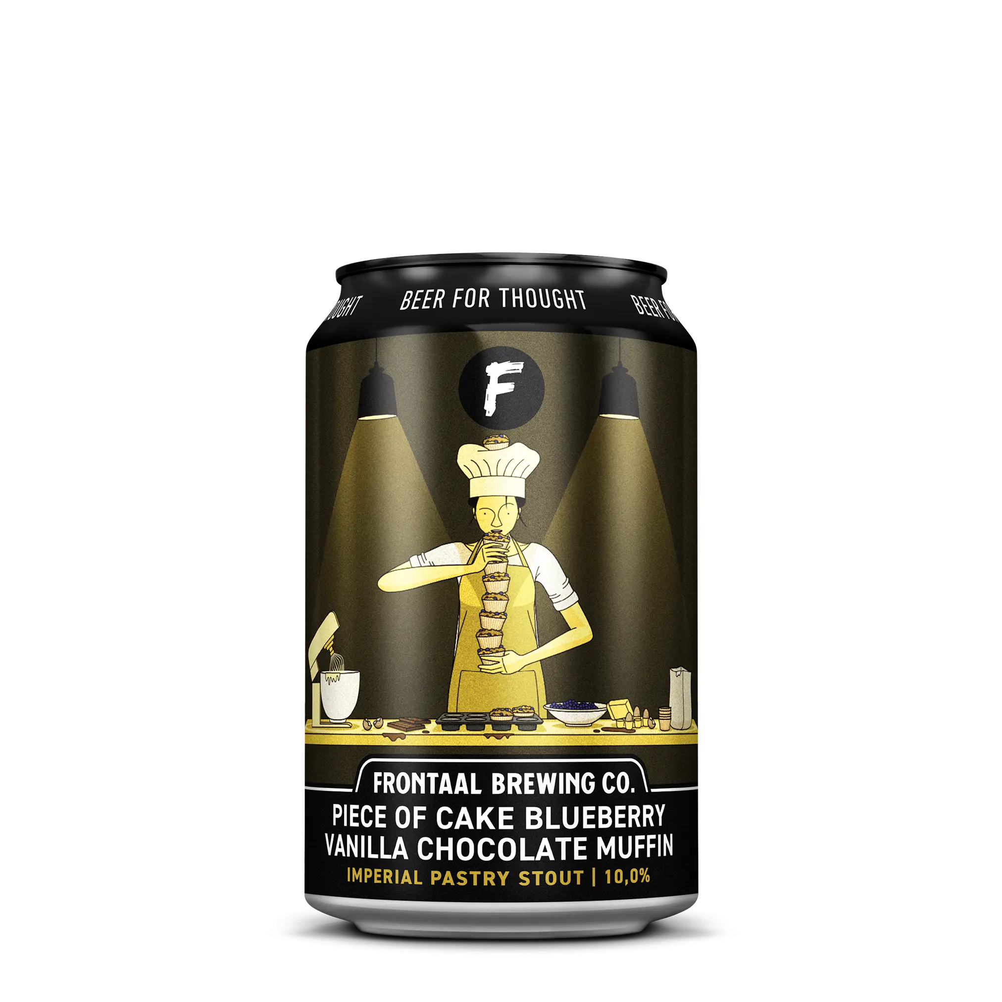 Piece of Cake Blueberry Vanilla Chocolate Muffin Imperial Pastry StoutCraft Beer Frontaal Brewing Company
